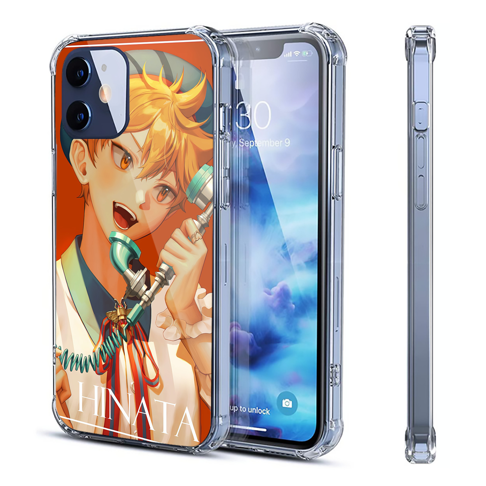 （画像用） ハイキュー!! Haikyu!! 【iPhone 12シリーズ対応】透明スマホケース（クリアソフトケース）